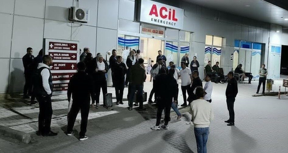 Adıyaman’ın Gölbaşı İlçe Devlet Hastanesi’nde meydana gelen olayda iki grup