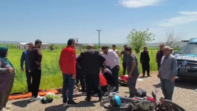 Adıyaman’da meydana gelen bir trafik kazasında iki motosiklet çarpıştı ve