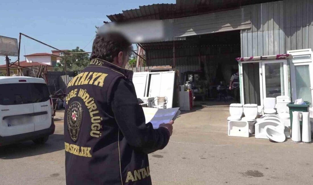 Antalya il genelinde, ikinci el eşya alım satımı yapan iş