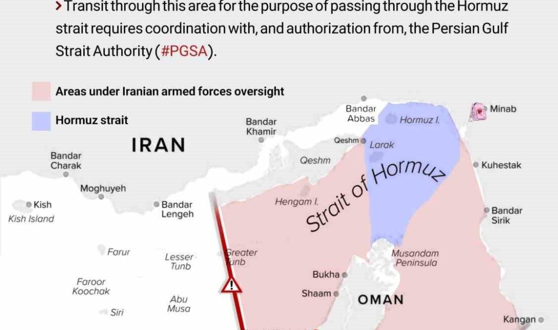 Basra Körfezi’nde İran tarafından oluşturulan PGSA, Hürmüz Boğazı üzerindeki denetim