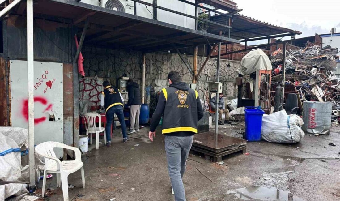 Hatay’ın İskenderun ve Dörtyol ilçelerinde faaliyet gösteren hurdacılar, polis ekipleri