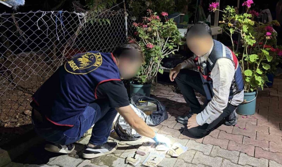 Hatay ilinde jandarma ekipleri tarafından gerçekleştirilen operasyonda uyuşturucu ticareti yapan