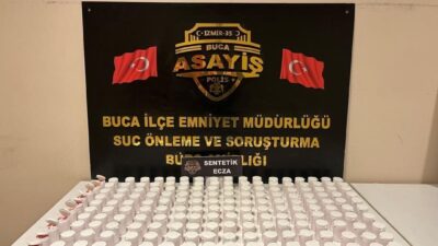 Buca ilçesinde polis ekipleri tarafından gerçekleştirilen operasyonda 10 bin 854