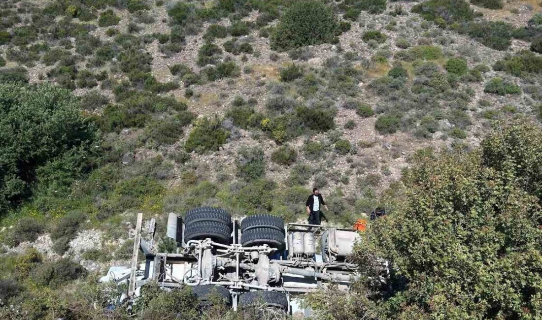 İzmir’in Çeşme ilçesinde meydana gelen trafik kazasında, virajı alamayarak yoldan