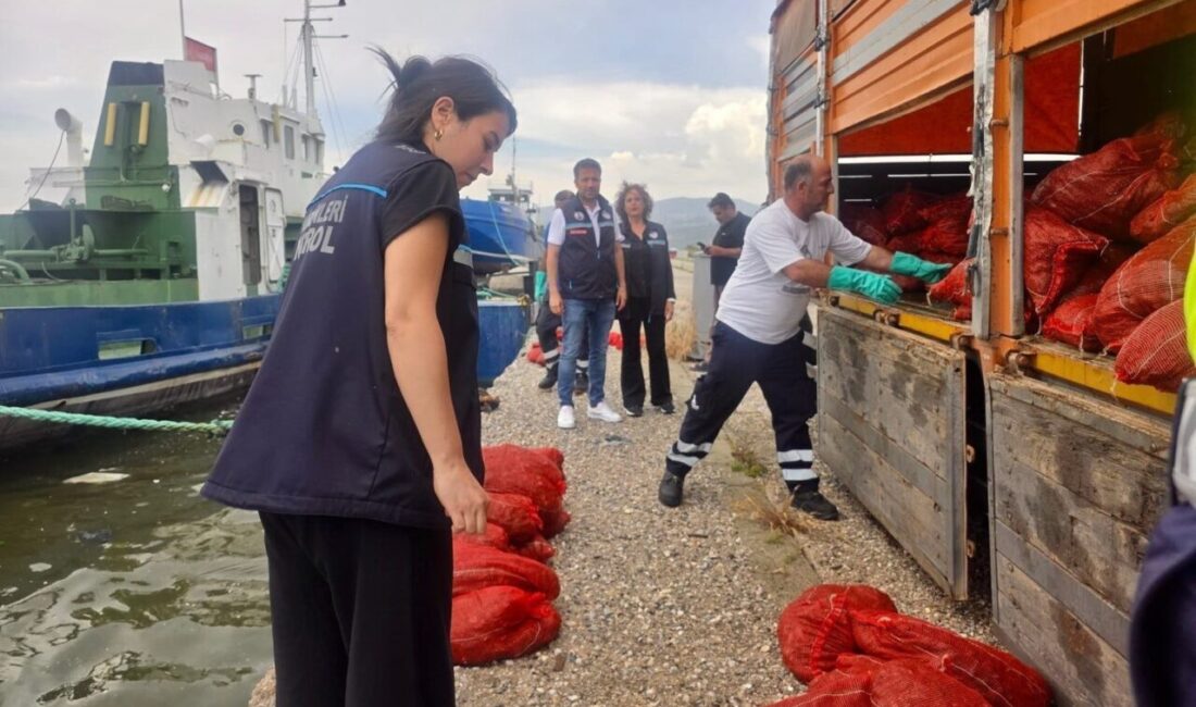 İzmir’de, Tarım ve Orman Müdürlüğü ekipleri tarafından düzenlenen eş zamanlı