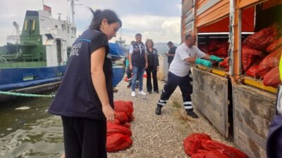 İzmir’de, Tarım ve Orman Müdürlüğü ekipleri tarafından düzenlenen eş zamanlı