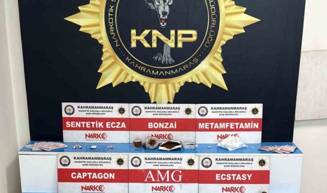 Kahramanmaraş’ta, polis tarafından düzenlenen uyuşturucu operasyonlarında 3 kişi tutuklandı. İl