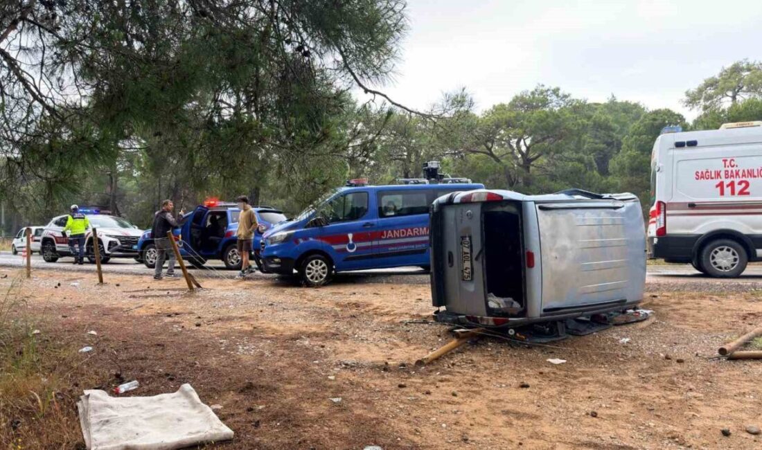 Manavgat ilçesinde meydana gelen trafik kazasında, şerit ihlali yapan bir