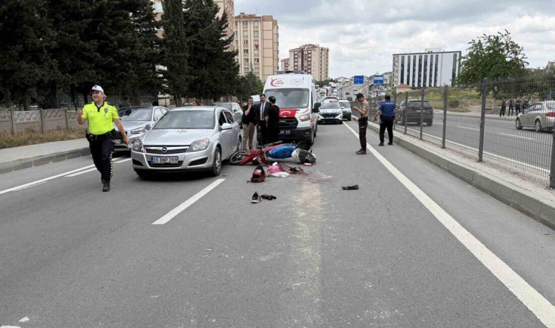 Kapaklı ilçesinde meydana gelen trafik kazasında motosiklet sürücüsü yaralandı. Olay,