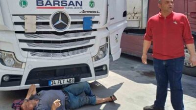 Edirne’deki Kapıkule Sınır Kapısı’nda tır parkında meydana gelen bir kazada