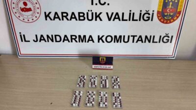 Karabük ilinde jandarma ekipleri tarafından gerçekleştirilen üç ayrı uyuşturucu operasyonunda