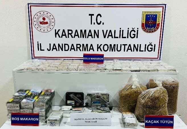 Karaman ilinde jandarma ekipleri tarafından son 2 hafta içerisinde yapılan