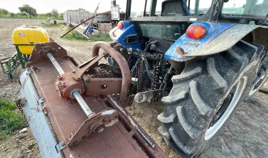 Karaman ilinde bir kişi, kolu traktör şaftına sıkışarak yaralandı ve