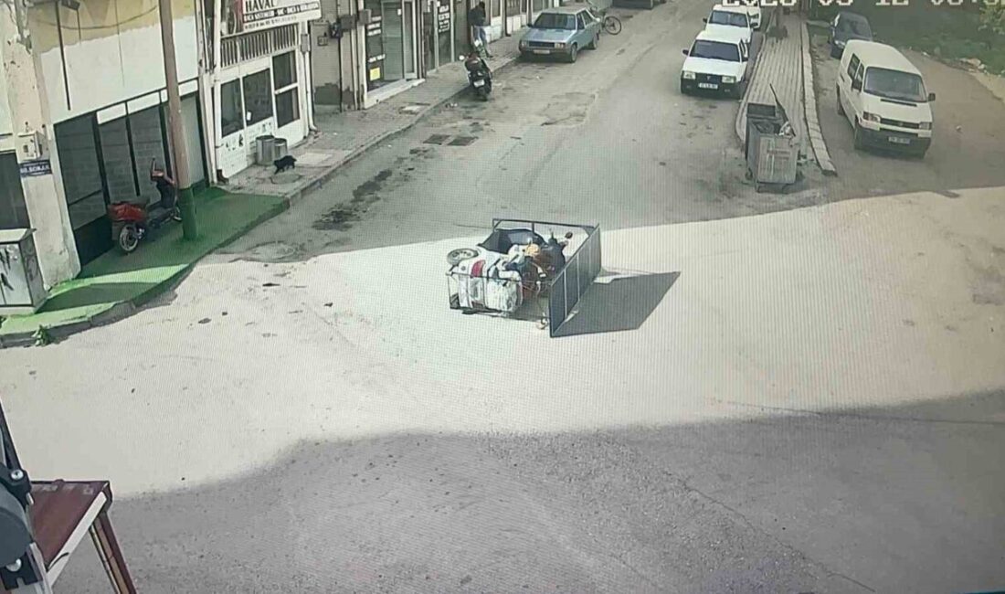 Karaman’da, 96 yaşındaki sürücü Mehmet Emin G., üç tekerlekli elektrikli