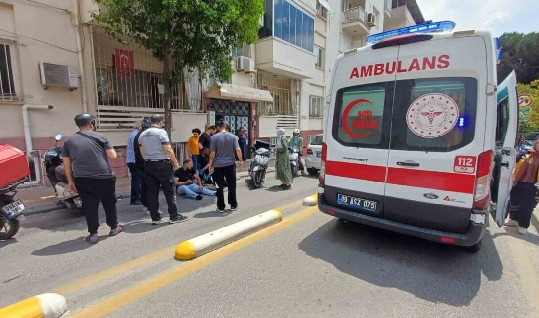 Aydın’ın Efeler ilçesinde meydana gelen trafik kazasında, karşı yöne geçen