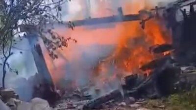 Tosya ilçesine bağlı Çukurköy köyünde meydana gelen yangın, samanlık ve