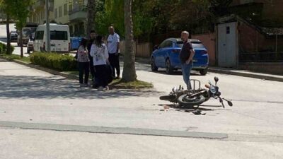 Kastamonu’nun Taşköprü ilçesinde meydana gelen bir motosiklet kazası sonucunda bir