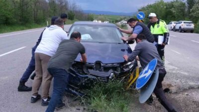 Taşköprü ilçesinde meydana gelen trafik kazasında 5 kişi yaralandı. Kaza,