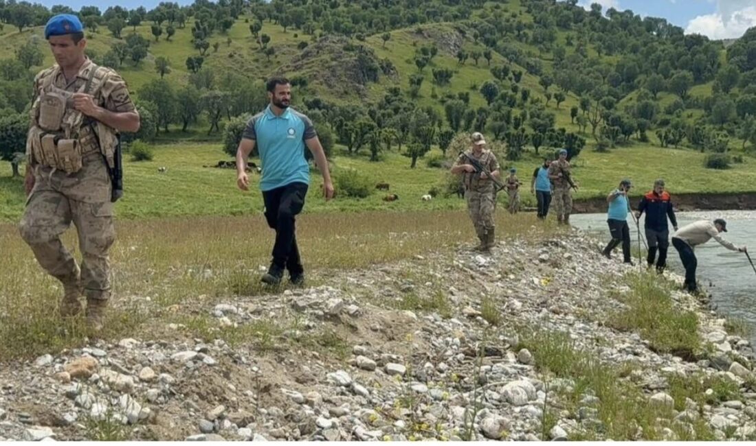 Muş’ta akıntıya kapılarak kaybolan 61 yaşındaki Gülsime Yıldız’ın arama çalışmaları,