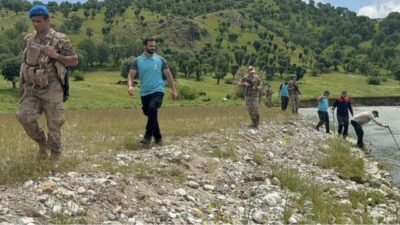 Muş’ta akıntıya kapılarak kaybolan 61 yaşındaki Gülsime Yıldız’ın arama çalışmaları,