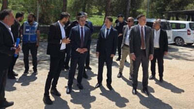 Adıyaman Gölbaşı ilçesinin Kaymakamı Kadir Algın, ilçede inşa halinde olan
