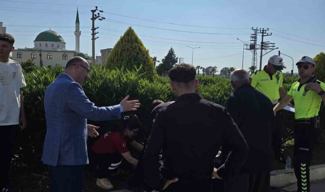 Osmaniye Valisi Mehmet Fatih Serdengeçti, bayram ziyaretinden dönerken Osmaniye Dumlupınar