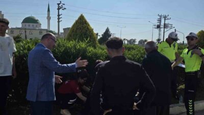 Osmaniye Valisi Mehmet Fatih Serdengeçti, bayram ziyaretinden dönerken Osmaniye Dumlupınar