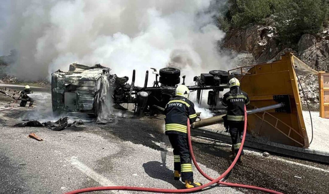 Muğla’da, Milas-Yatağan karayolunda Boğa Yokuşu mevkiinde meydana gelen trafik kazasında