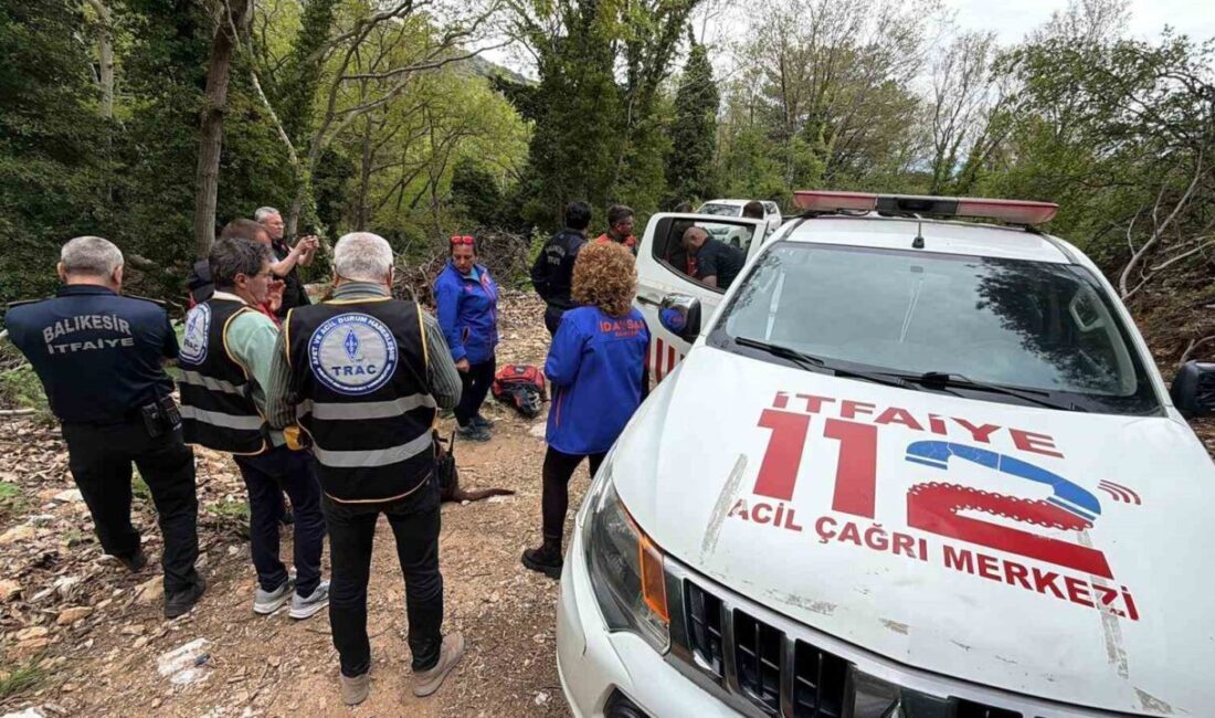 Balıkesir’in Edremit ilçesine bağlı Kazdağları’nda, dünden beri kayıp olan İ.K.’nin