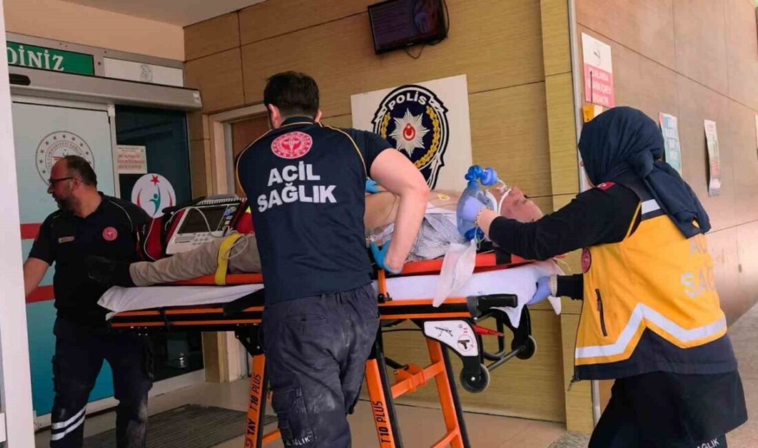 Bursa’nın İnegöl ilçesinde bir demir doğrama dükkanında meydana gelen acı