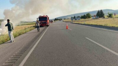 Kilis’te, bir otomobilin kontrolden çıkarak devrilmesi sonucu 4’ü çocuk 7