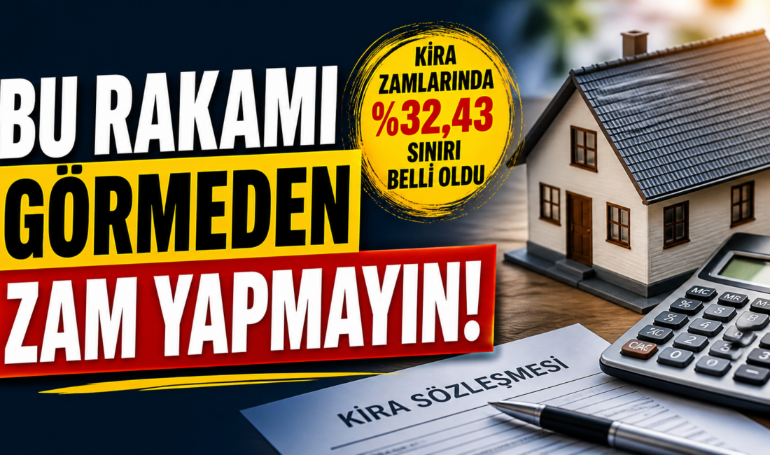 Mayıs 2026 itibarıyla kira artışlarında uygulanacak %32,43 zam oranı, hem