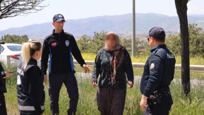Kırıkkale’de, belediye zabıta ve emniyet ekiplerinin ortaklaşa düzenlediği denetimde dilencilik