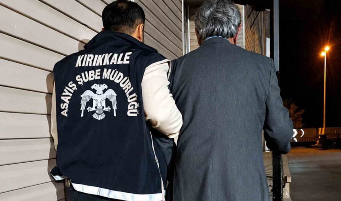 Kırıkkale’de polis ekipleri tarafından yürütülen operasyonlarda, hakkında kesinleşmiş ceza olan