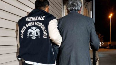 Kırıkkale’de polis ekipleri tarafından yürütülen operasyonlarda, hakkında kesinleşmiş ceza olan