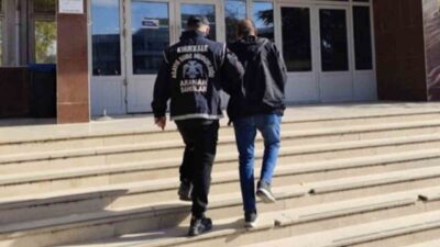 Kırıkkale’de polis ekipleri tarafından düzenlenen operasyonda, hakkında 8 ay 10