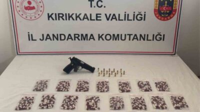 Kırıkkale’nin Keskin ilçesinde jandarma ekipleri tarafından bir iş yerine yönelik