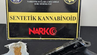 Kırşehir’de, polis tarafından düzenlenen eş zamanlı operasyonda uyuşturucu madde ticaretine
