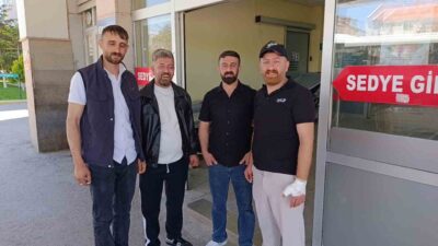 Kırşehir’de bayram namazından sonra kurban kesmeye çalışan bazı vatandaşlar, kesim