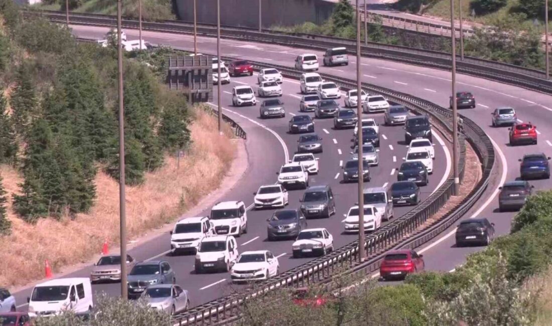 Kurban Bayramı tatilinin sona ermesiyle birlikte dönüş yoluna geçen tatil