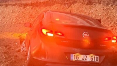 Bursa’nın İnegöl ilçesinde meydana gelen bir kazada kontrolden çıkan bir