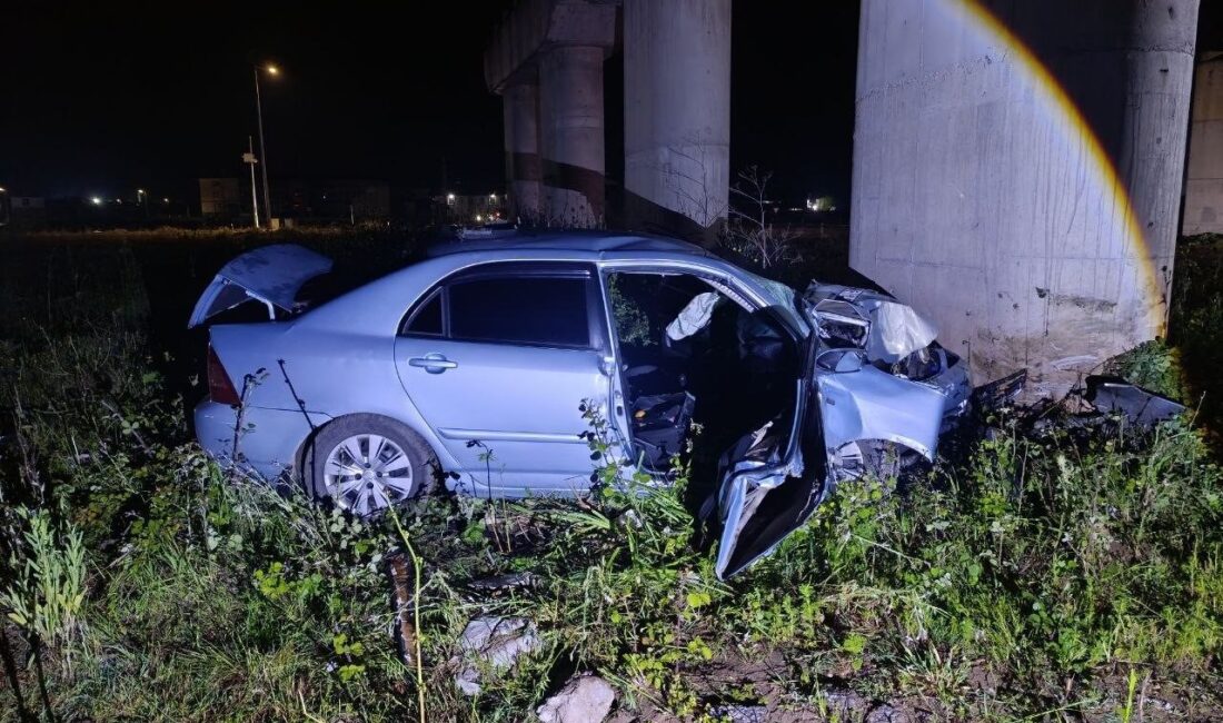 Sakarya’nın Karasu ilçesinde gerçekleşen bir trafik kazasında sürücü kontrolü kaybederek