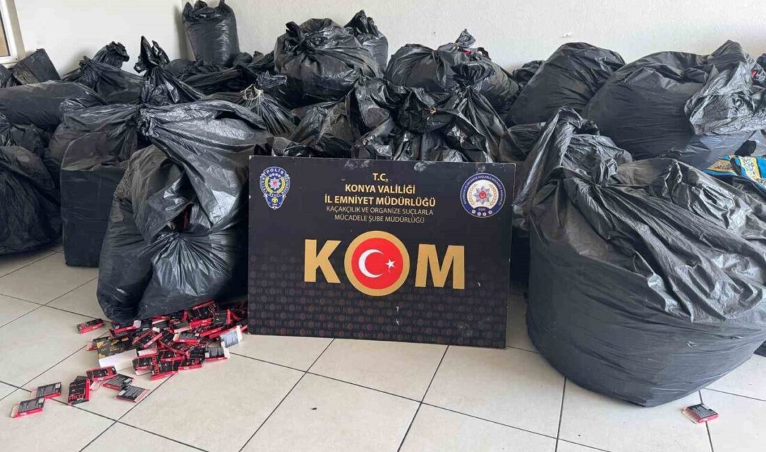 Konya’da polis ve tarım müdürlüğü ekiplerince gerçekleştirilen ortak operasyonda, ruhsatsız