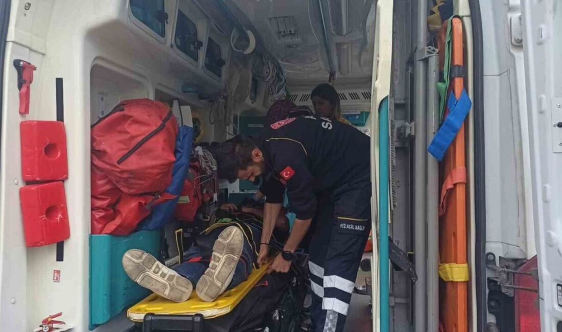 Konya’nın Seydişehir ilçesinde meydana gelen trafik kazasında otomobil ile motosiklet