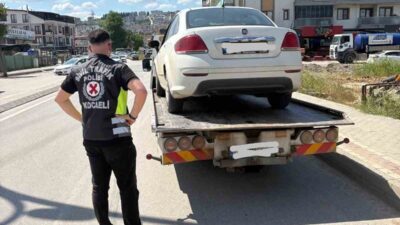 Kocaeli ilinde korsan taksicilik yapan bir sürücüye 100 bin TL,