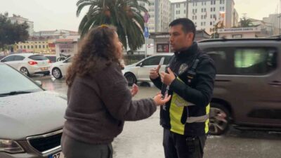 Samsun’da polis ekipleri, korsan taksileri denetlemek için harekete geçti. Bir
