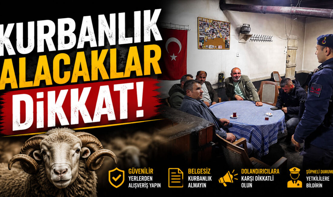 İl Jandarma Komutanlığı ekipleri, yaklaşan Kurban Bayramı öncesinde vatandaşların mağdur