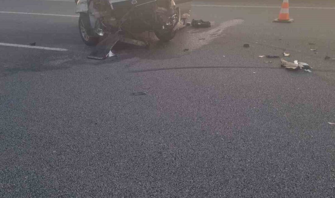 Bir trafik kazası, Bursa’nın Karacabey ilçesine kurbanlık hayvan almak üzere