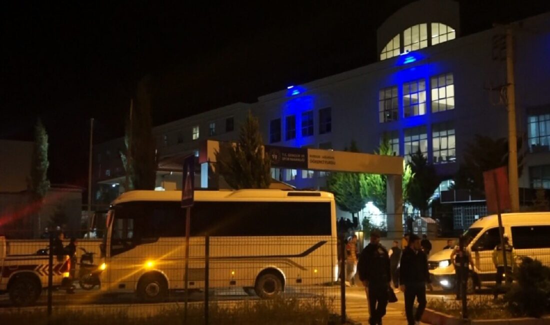 KYK yurdunda meydana gelen bir olay sonucunda Gölhisar ilçesindeki yurtta