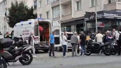 Lüleburgaz ilçesinde, bir yayanın karşıdan karşıya geçmeye çalışırken motosikletin çarpması